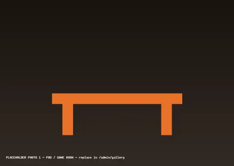 Placeholder — Mojave Pod, game room